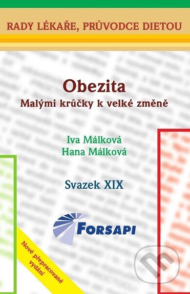 Kniha: Obezita (Hana Málková a Iva Málková). Forsapi, 2014 Kniha: Obezita (Hana Málková a Iva Málková). Forsapi, 2014