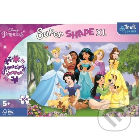 Puzzle: Super Shape XL Disney princezny (Trefl). Trefl, 2022 Puzzle: Super Shape XL Disney princezny (Trefl). Trefl, 2022