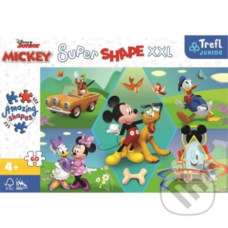 Puzzle: Super Shape XXL Mickey Mouse (Trefl). Trefl, 2022 Puzzle: Super Shape XXL Mickey Mouse (Trefl). Trefl, 2022