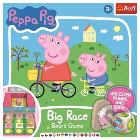 Společenská hra: Prasátko Peppa - Velký závod (Trefl). Trefl, 2022 Společenská hra: Prasátko Peppa - Velký závod (Trefl). Trefl, 2022
