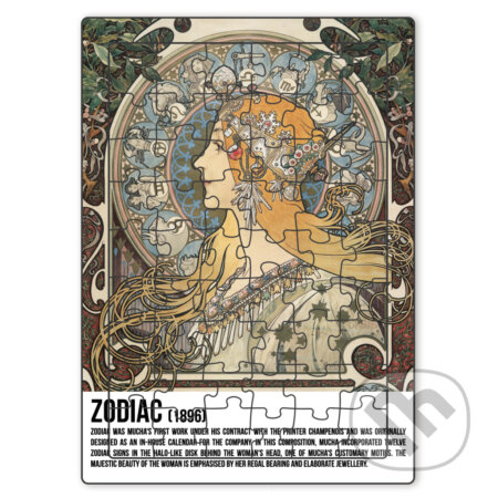 Puzzle Alfons Mucha - Zodiac (Presco Group). Presco Group, 2022 Puzzle Alfons Mucha - Zodiac (Presco Group). Presco Group, 2022
