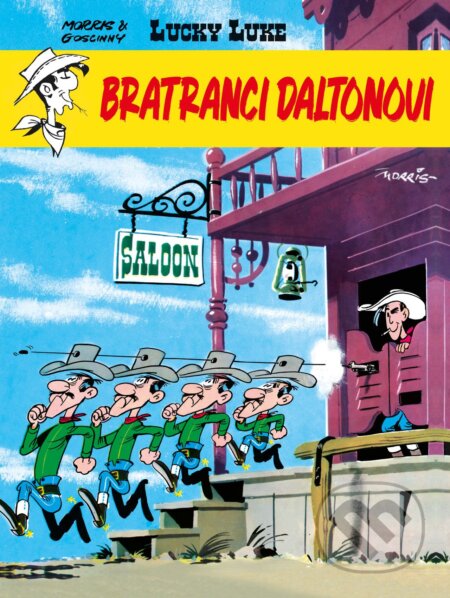 Kniha: Lucky Luke: Bratranci Daltonovi (René Goscinny). Crew, 2022 Kniha: Lucky Luke: Bratranci Daltonovi (René Goscinny). Crew, 2022