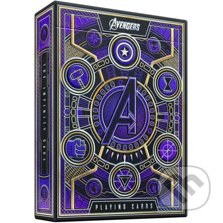 Hracie karty Theory11: Avengers (fialové) (Fantasy). Fantasy, 2022 Hracie karty Theory11: Avengers (fialové) (Fantasy). Fantasy, 2022