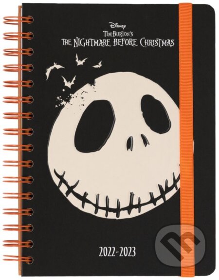Plánovací týždenný školský diár A5 2022/2023 Nightmare Before Christmas: Jack Skellington, , 2022
