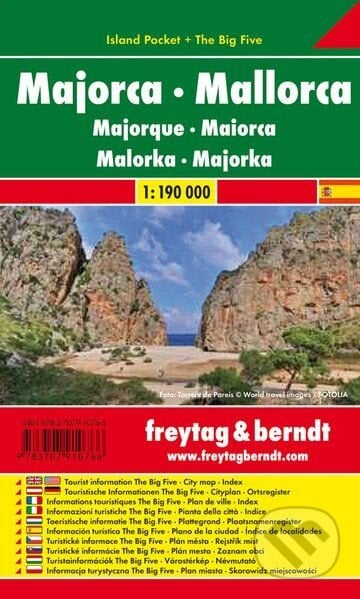 Majorca/Mallorca 1:190 000, freytag&berndt, 2014