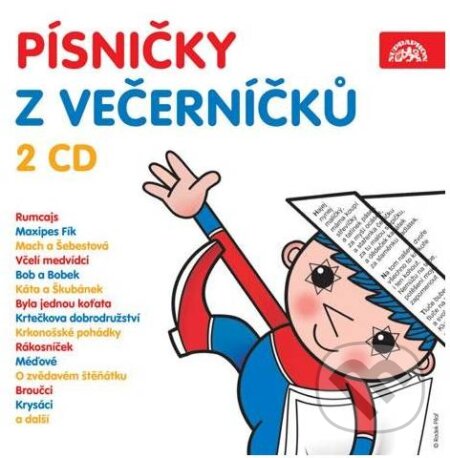Hudební CD: Various Artists: Písničky z večerníčků (Supraphon). Supraphon, 2014 Hudební CD: Various Artists: Písničky z večerníčků (Supraphon). Supraphon, 2014