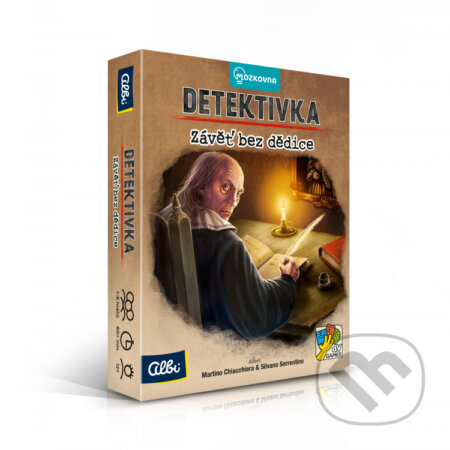 Společenská hra: Detektivka - Závěť bez dědice (Martino Chiacchiera a Silvano Sorrentino). Albi Společenská hra: Detektivka - Závěť bez dědice (Martino Chiacchiera a Silvano Sorrentino). Albi