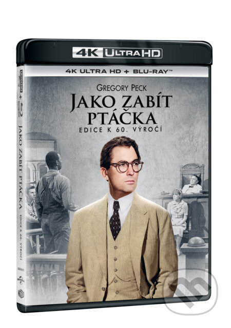 Film: Jako zabít ptáčka - Edice k 60. výročí Ultra HD Blu-ray (Magicbox) (UltraHDBlu-ray). Magicbox, 2022 Film: Jako zabít ptáčka - Edice k 60. výročí Ultra HD Blu-ray (Magicbox) (UltraHDBlu-ray). Magicbox, 2022