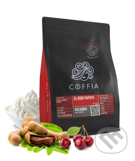 Kávy a čaje: El Rubi Papayo (COFFIA). COFFIA Kávy a čaje: El Rubi Papayo (COFFIA). COFFIA