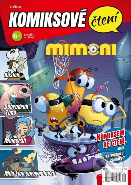 Kniha: Komiksové čtení 2: Mimoni (Crew). Crew, 2022 Kniha: Komiksové čtení 2: Mimoni (Crew). Crew, 2022