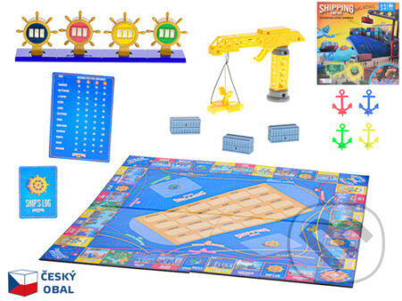 Společenská hra: Shipping empire 7+ (Mikrohračky). Mikrohračky, 2022 Společenská hra: Shipping empire 7+ (Mikrohračky). Mikrohračky, 2022