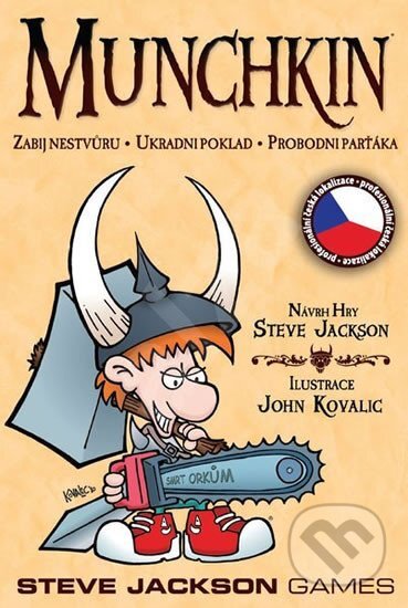 Společenská hra: Munchkin (Steve Jackson). Vanguard, 2014 Společenská hra: Munchkin (Steve Jackson). Vanguard, 2014