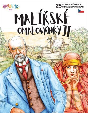 Malířské omalovánky II - Matěj Pospíšil (Ilustrátor), Kresli.to, 2022