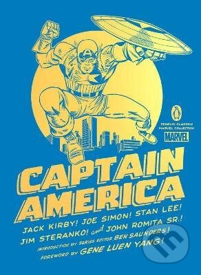 Kniha: Captain America (Jack Kirby, Joe Simon, Stan Lee, Jim Steranko, John Romita a Sr.). Penguin Books, 2022 Kniha: Captain America (Jack Kirby, Joe Simon, Stan Lee, Jim Steranko, John Romita a Sr.). Penguin Books, 2022
