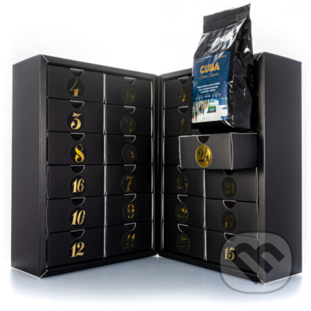 Kávy a čaje: Cafepoint Adventný kalendár 24x40g (Cafepoint). Cafepoint, 2022 Kávy a čaje: Cafepoint Adventný kalendár 24x40g (Cafepoint). Cafepoint, 2022