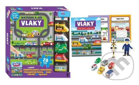 Kniha: Natáhni a jeď: Vlaky (Pikola). Pikola, 2022 Kniha: Natáhni a jeď: Vlaky (Pikola). Pikola, 2022