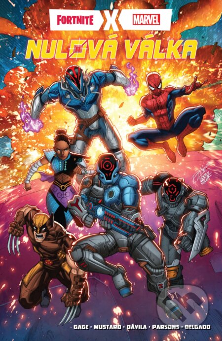 Kniha: Fortnite X Marvel: Nulová válka (Christos Gage a Donald Mustard). Crew, 2022 Kniha: Fortnite X Marvel: Nulová válka (Christos Gage a Donald Mustard). Crew, 2022