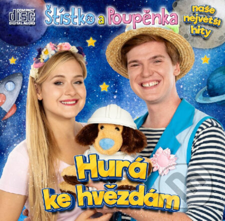 Hudební CD: Štístko a Poupěnka: Hurá ke hvězdám (Hudobné albumy). Hudobné albumy, 2022 Hudební CD: Štístko a Poupěnka: Hurá ke hvězdám (Hudobné albumy). Hudobné albumy, 2022