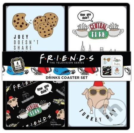 Set podložiek Friends (Merch). Merch, 2022 Set podložiek Friends (Merch). Merch, 2022