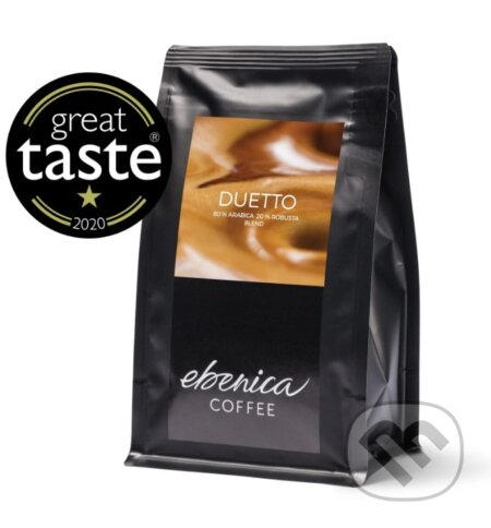 Kávy a čaje: Duetto (EBENICA Coffee). EBENICA Coffee Kávy a čaje: Duetto (EBENICA Coffee). EBENICA Coffee