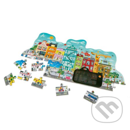 Spoločenská hra: Puzzle s animáciami Mesto (Hape). Hape Spoločenská hra: Puzzle s animáciami Mesto (Hape). Hape