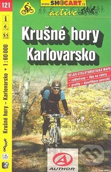 Krušné hory, Karlovarsko cmč. 121. 1:60T - cyklomapa (SHOCart). SHOCart Krušné hory, Karlovarsko cmč. 121. 1:60T - cyklomapa (SHOCart). SHOCart