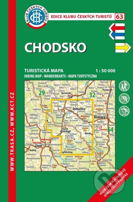 Kniha: KČT 63 Chodsko 1:50 000 (Klub českých turistů). Klub českých turistů Kniha: KČT 63 Chodsko 1:50 000 (Klub českých turistů). Klub českých turistů