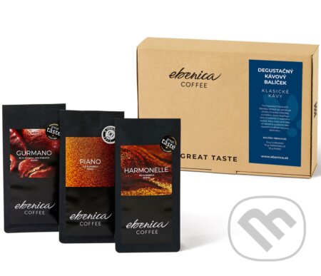 Kávy a čaje: Degustačný balíček - Klasické kávy (EBENICA Coffee). EBENICA Coffee Kávy a čaje: Degustačný balíček - Klasické kávy (EBENICA Coffee). EBENICA Coffee