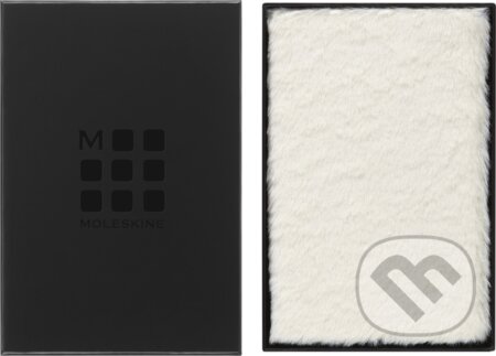 Moleskine - zápisník Faux Fur krémovo biely, Moleskine, 2022