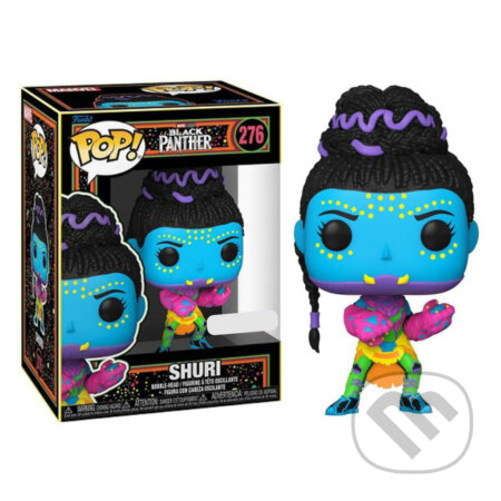 Funko POP Marvel: Black Panther - Shuri (BlackLight limited exclusive edition) (Funko). Funko, 2022 Funko POP Marvel: Black Panther - Shuri (BlackLight limited exclusive edition) (Funko). Funko, 2022