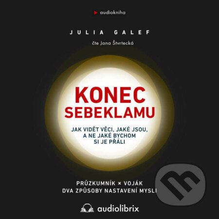 Audiokniha: Konec sebeklamu (Julia Galef). Audiolibrix, 2022 Audiokniha: Konec sebeklamu (Julia Galef). Audiolibrix, 2022
