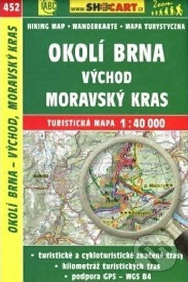 CKM Okolí Brna východ Moravský kras 452 1:40T (SHOCart). SHOCart CKM Okolí Brna východ Moravský kras 452 1:40T (SHOCart). SHOCart