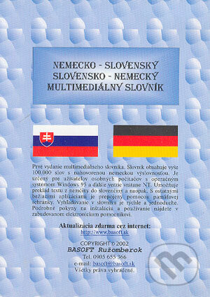 Nemecko-slovenský, slovensko-nemecký multimediálny slovník - Kolektív autorov, Basoft Ružomberok, 2002