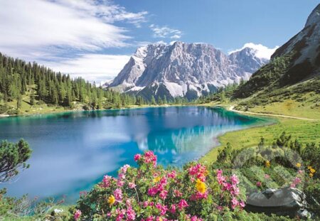 Puzzle: Seebensee, Rakúsko (Castorland). Castorland Puzzle: Seebensee, Rakúsko (Castorland). Castorland