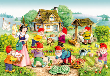 Puzzle: Snehulienka a sedem trpaslíkov (Castorland). Castorland Puzzle: Snehulienka a sedem trpaslíkov (Castorland). Castorland