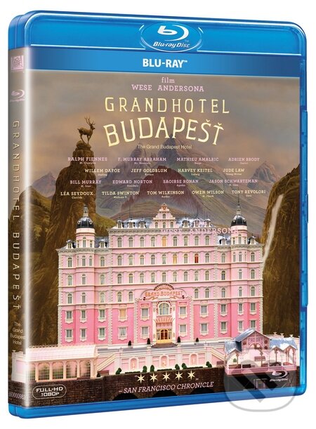 Film: Grandhotel Budapešť (Wes Anderson) (Blu-ray). Bonton Film, 2014 Film: Grandhotel Budapešť (Wes Anderson) (Blu-ray). Bonton Film, 2014