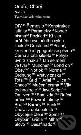 Kniha: Not OK (Ondřej Chorý). UMPRUM, 2022 Kniha: Not OK (Ondřej Chorý). UMPRUM, 2022