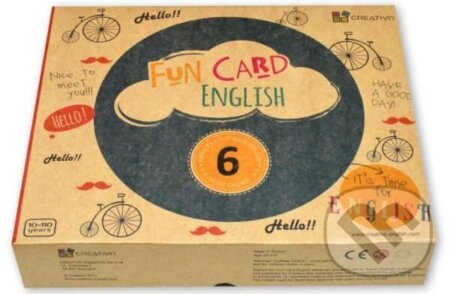 Spoločenská hra: Fun Card English 6 / XXL sada (autorů kolektiv). Creativo, 2019 Spoločenská hra: Fun Card English 6 / XXL sada (autorů kolektiv). Creativo, 2019