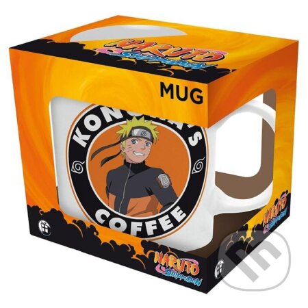 Naruto keramický Hrnček 320 ml - Konoha´s Coffee (ABYstyle). ABYstyle, 2022 Naruto keramický Hrnček 320 ml - Konoha´s Coffee (ABYstyle). ABYstyle, 2022