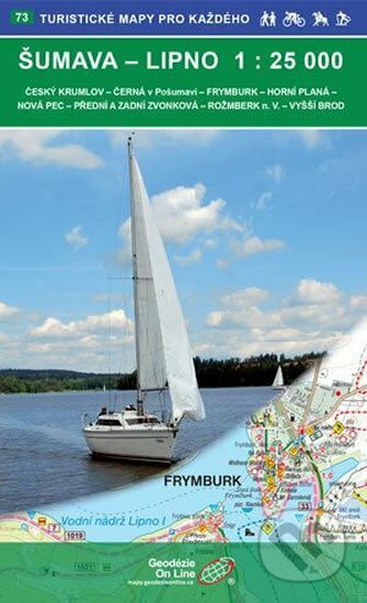 Šumava Lipno 1:25 000 (Geodezie On Line). Geodezie On Line, 2018 Šumava Lipno 1:25 000 (Geodezie On Line). Geodezie On Line, 2018