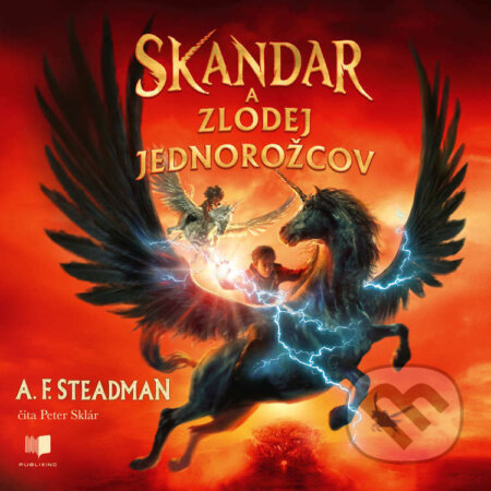 Audiokniha: Skandar a zlodej jednorožcov (A. F. Steadman). Publixing a Ikar, 2022 Audiokniha: Skandar a zlodej jednorožcov (A. F. Steadman). Publixing a Ikar, 2022