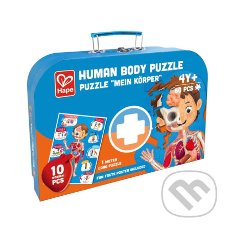 Puzzle: Mega puzzle Ľudské telo (Hape). Hape, 2022 Puzzle: Mega puzzle Ľudské telo (Hape). Hape, 2022