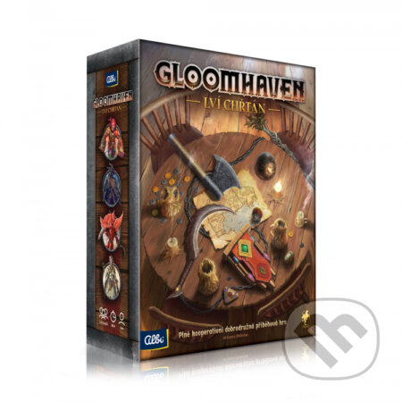 Společenská hra: Gloomhaven CZ: Lví chřtán (Isaac Childres). Albi, 2022 Společenská hra: Gloomhaven CZ: Lví chřtán (Isaac Childres). Albi, 2022