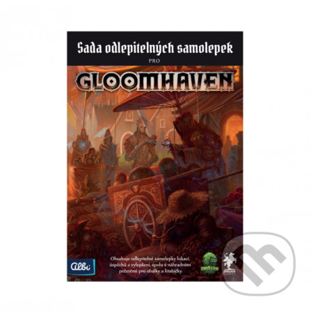 Spoločenská hra: Gloomhaven CZ - Sada odlepiteľných samolepiek (Albi). Albi, 2022 Spoločenská hra: Gloomhaven CZ - Sada odlepiteľných samolepiek (Albi). Albi, 2022