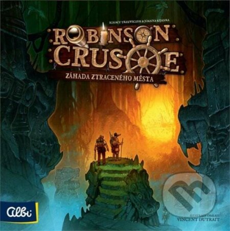 Spoločenská hra: Robinson Crusoe: Záhada ztraceného města (Joanna Kijanka a Ignacy Trzewiczek). Albi, 2022 Spoločenská hra: Robinson Crusoe: Záhada ztraceného města (Joanna Kijanka a Ignacy Trzewiczek). Albi, 2022