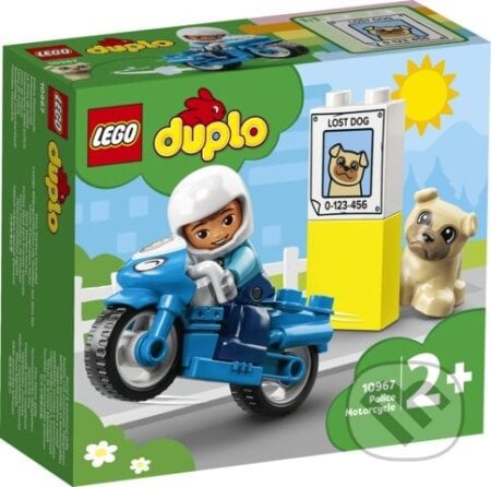 LEGO DUPLO 10967 Policajná motorka, LEGO, 2022