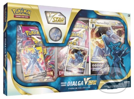 Spoločenská hra: Pokémon: Origin Forme Dialga VSTAR Premium Collections (Pokemon). Pokemon, 2022 Spoločenská hra: Pokémon: Origin Forme Dialga VSTAR Premium Collections (Pokemon). Pokemon, 2022