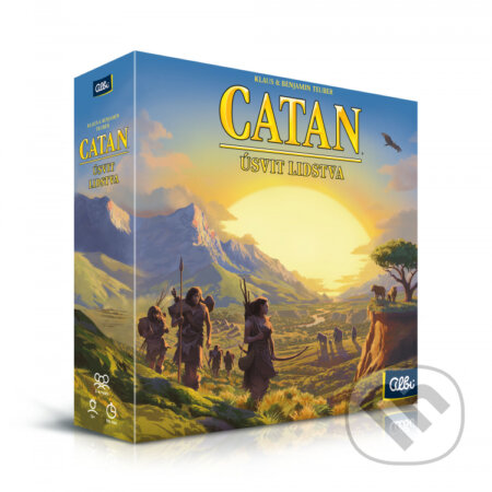 Spoločenská hra: Catan - Úsvit ľudstva (Albi). Albi, 2022 Spoločenská hra: Catan - Úsvit ľudstva (Albi). Albi, 2022