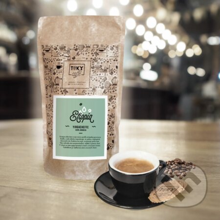Kávy a čaje: TOKY Caffe Etiopia Yirgacheffe (TOKY Caffe). TOKY Caffe, 2022 Kávy a čaje: TOKY Caffe Etiopia Yirgacheffe (TOKY Caffe). TOKY Caffe, 2022
