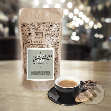 Kávy a čaje: TOKY Caffe Guatelama (TOKY Caffe). TOKY Caffe, 2022 Kávy a čaje: TOKY Caffe Guatelama (TOKY Caffe). TOKY Caffe, 2022